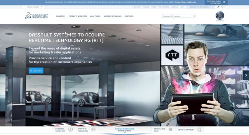 Dassault splash screen