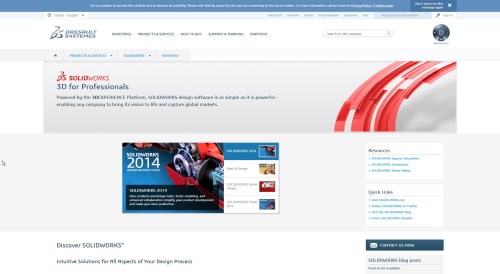 SolidWorks from Dassault splash screen