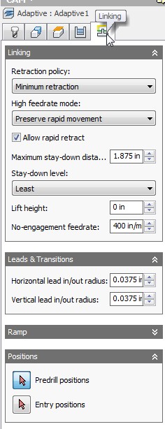HSM no cut feed rate max